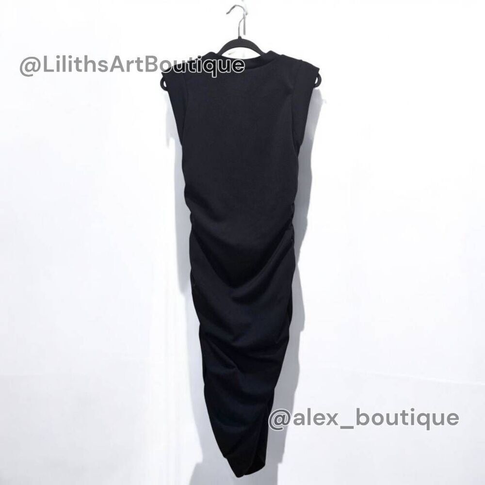 Rachel Parcell Runched Bodycon Midi Dress(C039)-Size M for Women - Picture 6 of 11